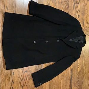 Hugo Boss Wool Cashmere overcoat black
